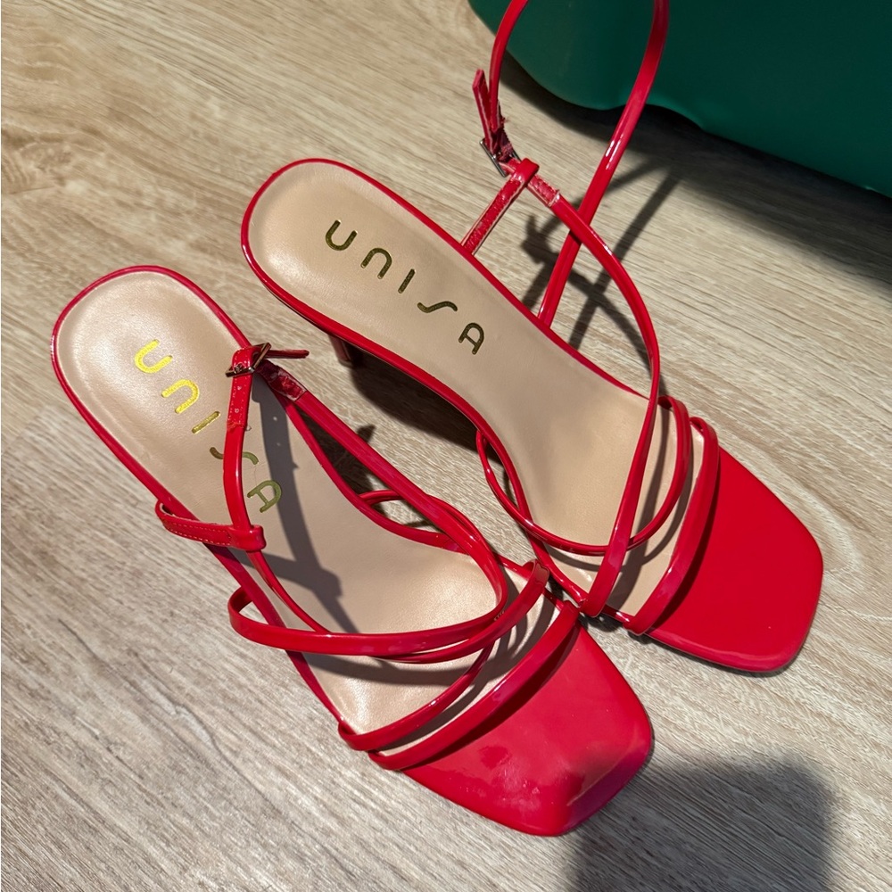 Unisa Women's Red Strappy Sandals